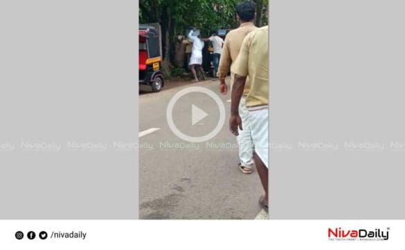 Autorickshaw driver attacked in Kollam.