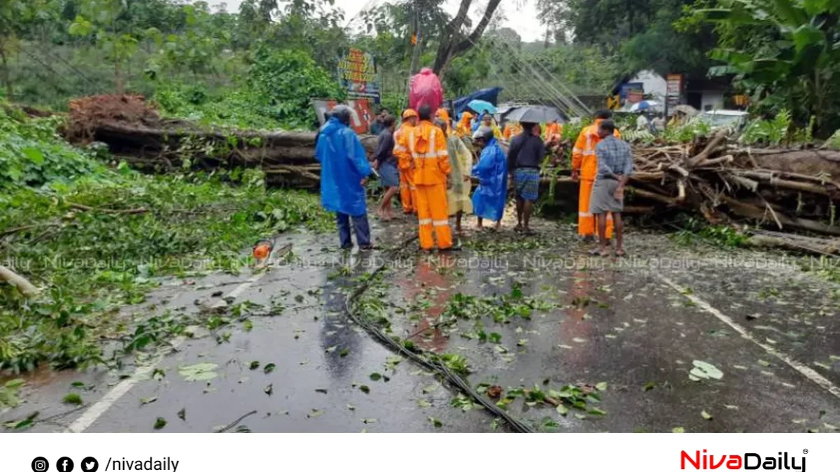 കേരളത്തിൽ കനത്ത മഴയ്ക്ക് സാധ്യത: മൂന്ന് ജില്ലകളിൽ ഓറഞ്ച് അലർട്ട്