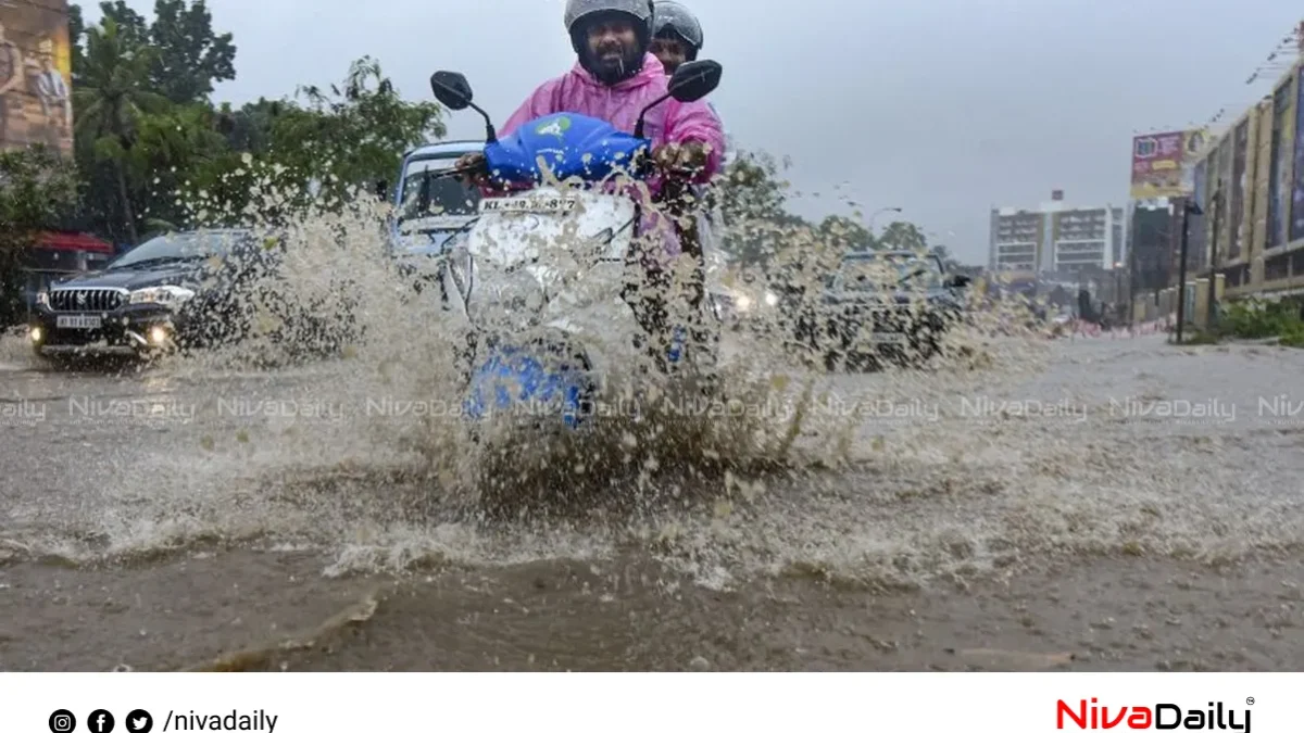 കേരളത്തിൽ ശക്തമായ മഴയ്ക്ക് സാധ്യത; എട്ട് ജില്ലകളിൽ മുന്നറിയിപ്പ്