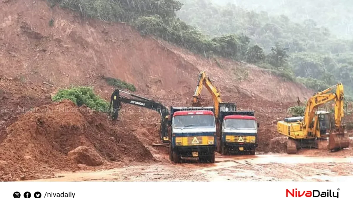 കർണാടക മണ്ണിടിച്ചിൽ: കാണാതായ കോഴിക്കോട് സ്വദേശിക്കായി തീവ്രമായ തിരച്ചിൽ