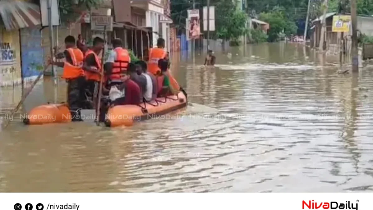 ത്രിപുരയിൽ പ്രളയം രൂക്ഷം: 19 മരണം, 65,000 പേർ ദുരിതാശ്വാസ ക്യാമ്പുകളിൽ