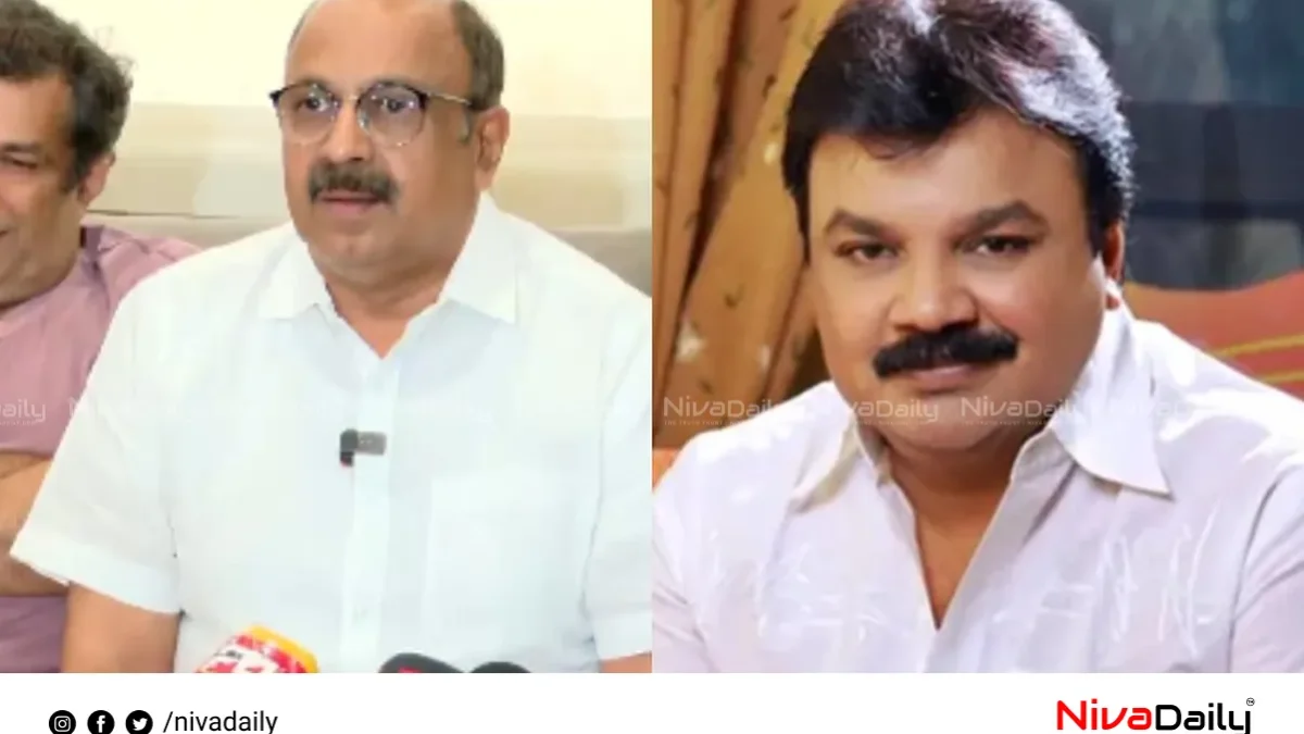 ഇടവേള ബാബുവിനെതിരായ ആരോപണം പരിശോധിക്കും: ‘അമ്മ’ ജനറൽ സെക്രട്ടറി സിദ്ദിഖ്