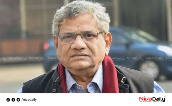 Sitaram Yechury hospitalized