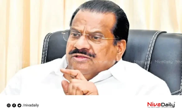 EP Jayarajan LDF convenor removal