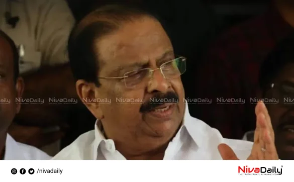 K Sudhakaran criticizes Pinarayi Vijayan