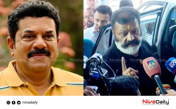 Suresh Gopi supports Mukesh