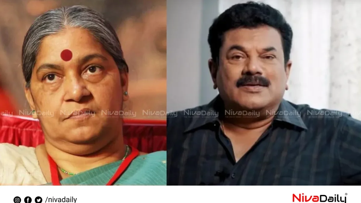 എം മുകേഷിനെ എംഎൽഎ സ്ഥാനത്തുനിന്ന് നീക്കണമെന്ന് ആനി രാജ; അറസ്റ്റ് രേഖപ്പെടുത്തി വിട്ടയച്ചു