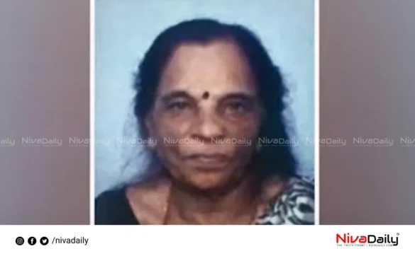 Elderly woman murder Kadavanthra