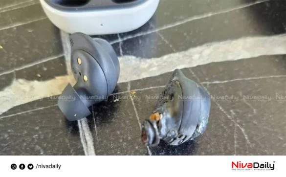 Samsung earbuds explosion