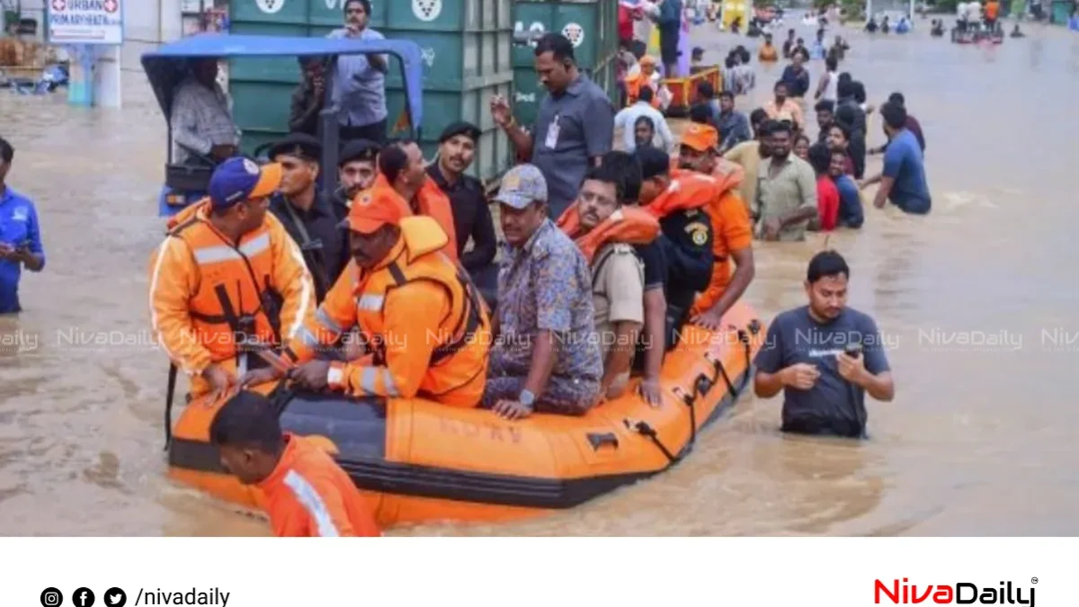 ആന്ധ്രാപ്രദേശ്, തെലങ്കാന പ്രളയം: മരണസംഖ്യ 27 ആയി; 17,000-ത്തിലധികം പേരെ മാറ്റി താമസിപ്പിച്ചു