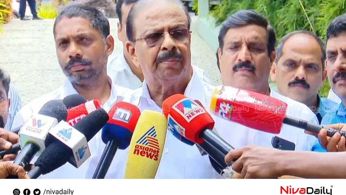 സ്വർണ്ണക്കടത്ത്: സത്യാവസ്ഥ പുറത്തുവരാൻ സിറ്റിംഗ് ജഡ്ജി അന്വേഷിക്കണമെന്ന് കെ.സുധാകരൻ