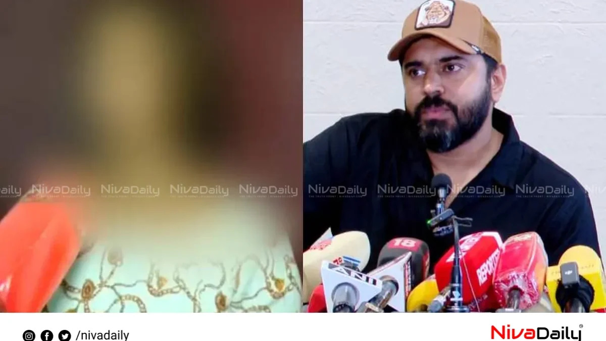 നിവിൻ പോളി കേസ്: യുവതി മൊഴി നൽകി, നടൻ ഡിജിപിക്ക് പരാതി നൽകി