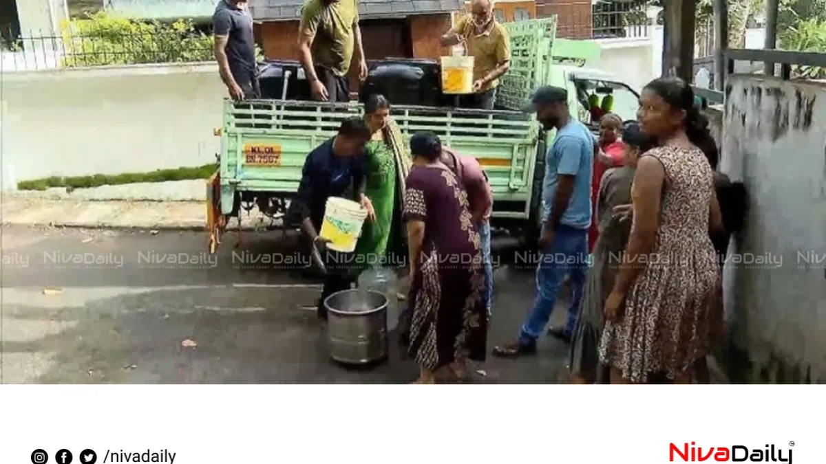 തിരുവനന്തപുരത്ത് കുടിവെള്ള പ്രതിസന്ധി: അഞ്ചാം ദിവസവും ജനങ്ങൾ ദുരിതത്തിൽ, പ്രതിഷേധം ശക്തമാകുന്നു